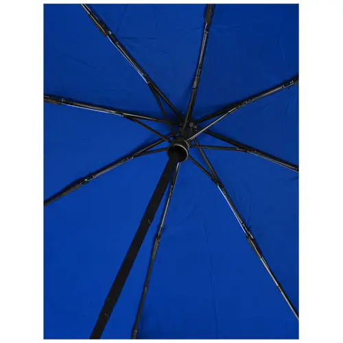 Ombrello pieghevole antivento in RPET con impugnatura in legno e apertura automatica ø980mm