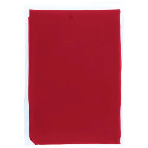 Poncho impermeabile monouso in materiale riciclato certificato GRS con custodia