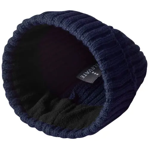 Cappello a costine tessuto in acrilico