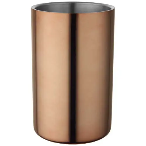 Refrigeratore per vino in acciaio inox a doppia parete