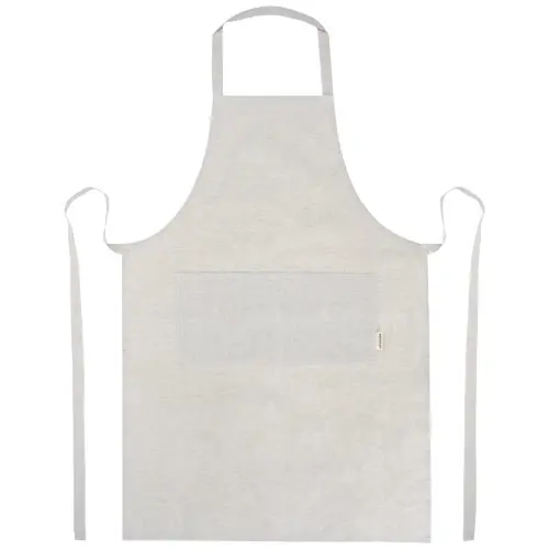 Grembiule in cotone riciclato e poliestere da 200gr con tasche
