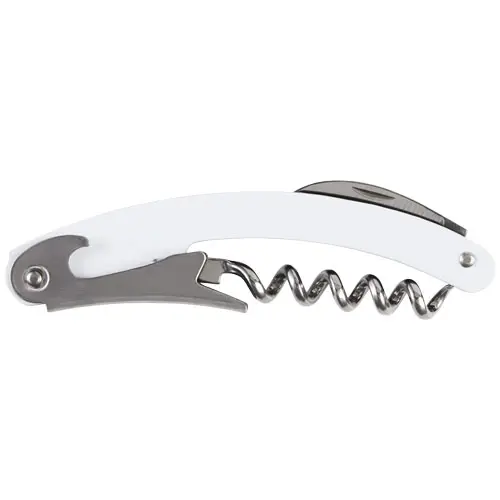 Cavatappi Seasons da sommelier in acciaio inox con tagliacapsule