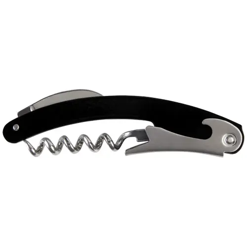 Cavatappi Seasons da sommelier in acciaio inox con tagliacapsule