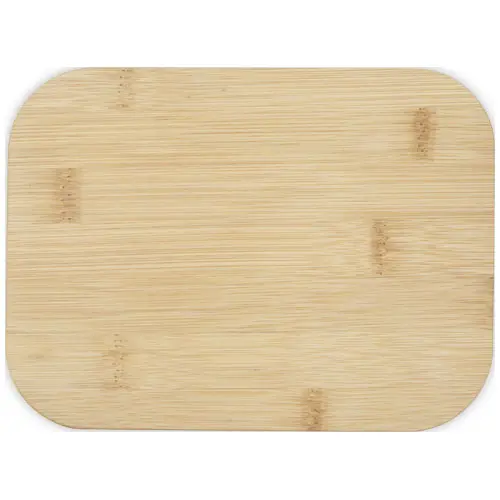 Porta pranzo in vetro con coperchio in bambù da 1L