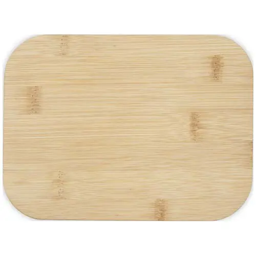 Porta pranzo in vetro con coperchio in bambù da 1L