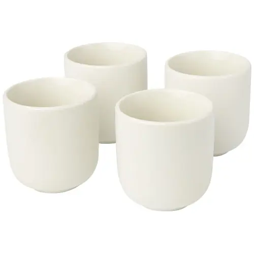 Set di 4 tazzine per espresso in ceramica da 90ml