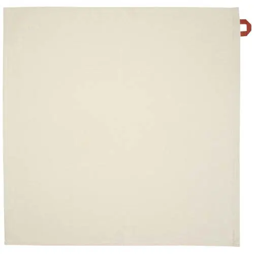 Panno da cucina in cotone riciclato con passante colorato da 200 gr 50x50cm