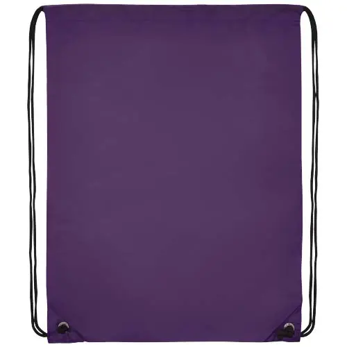 Sacca in poliestere in diverse colorazioni con chiusura a coulisse da 210D 33x44cm