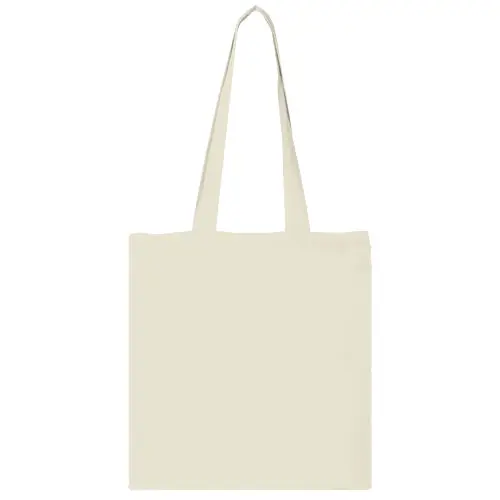 Shopper in cotone con manici lunghi da 100gr 38x42cm
