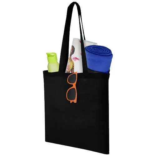 Shopper in cotone con manici lunghi da 100gr 38x42cm