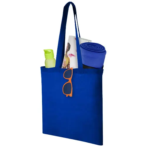 Shopper in cotone con manici lunghi da 100gr 38x42cm