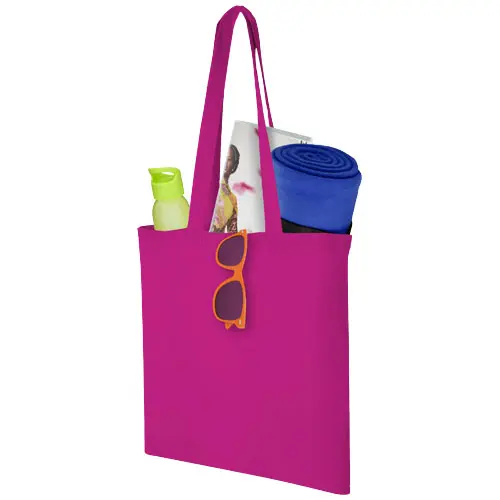 Shopper in cotone con manici lunghi da 100gr 38x42cm