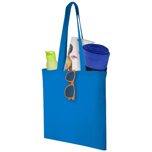 Shopper in cotone con manici lunghi da 100gr 38x42cm