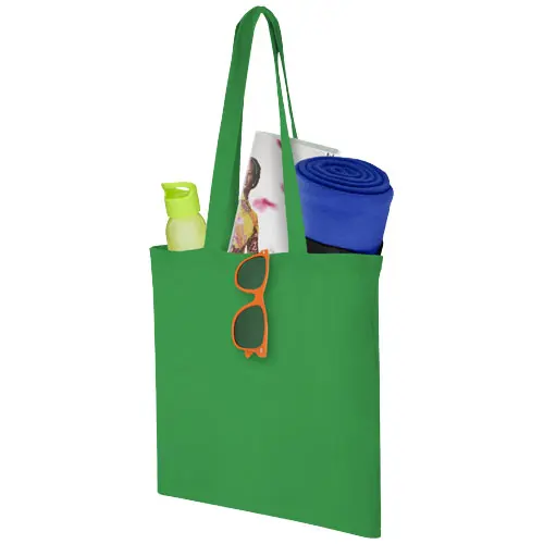 Shopper in cotone con manici lunghi da 100gr 38x42cm