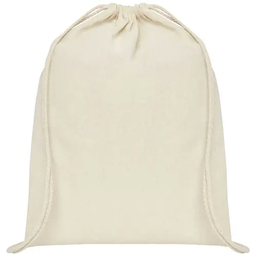 Sacca in cotone in diverse colorazioni con chiusura a coulisse da 100gr 33x44cm