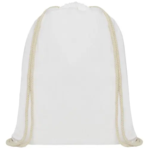 Sacca in cotone in diverse colorazioni con chiusura a coulisse da 100gr 33x44cm