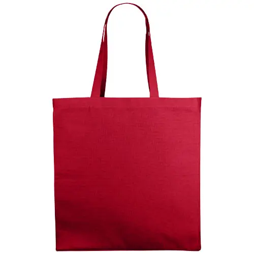 Shopper in cotone con manici lunghi con soffietto disponibile in vari colori da 220gr 38X8X41cm