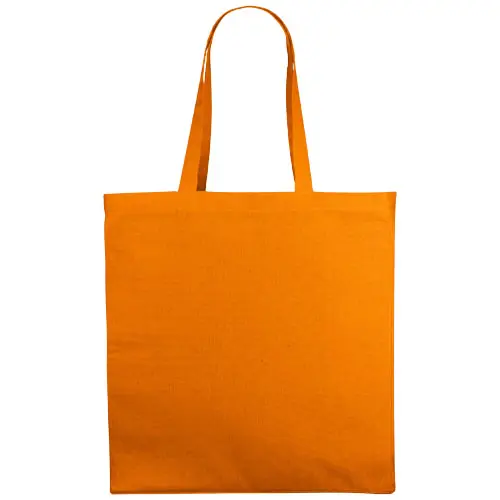 Shopper in cotone con manici lunghi con soffietto disponibile in vari colori da 220gr 38X8X41cm