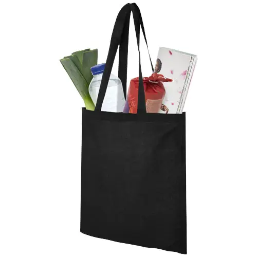 Shopper in cotone con manici lunghi in diverse colorazioni da 140gr 38X42cm