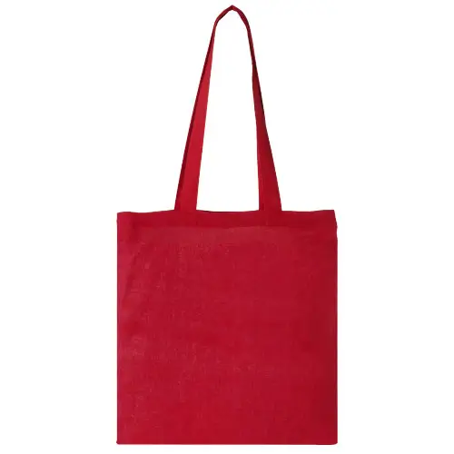 Shopper in cotone con manici lunghi in diverse colorazioni da 140gr 38X42cm