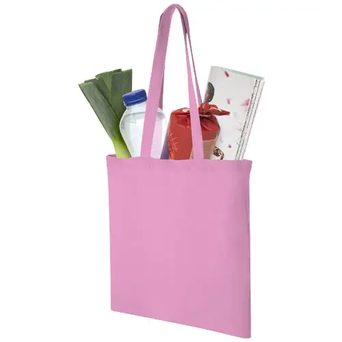 Shopper in cotone con manici lunghi in diverse colorazioni da 140gr 38X42cm