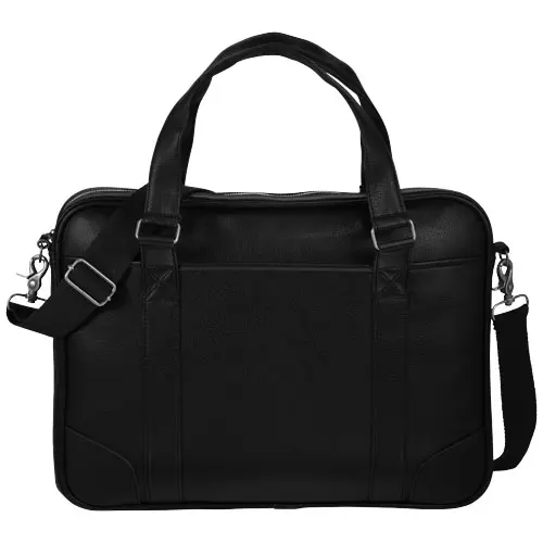 Borsa porta pc multitasca da 15.6" in vinile con tasca frontale e aggancio trolley 40x5x29cm