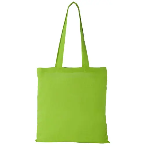 Shopper in cotone con manici lunghi disponibili in vari colori da 180gr 38x42cm