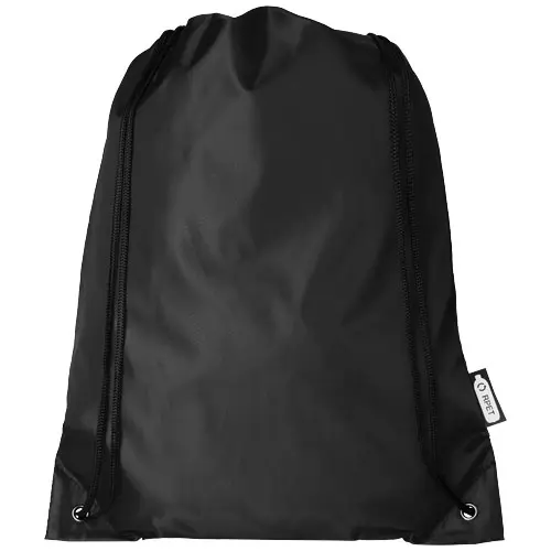 Sacca in RPET in diverse colorazione con chiusura a coulisse da 190T 33x44cm