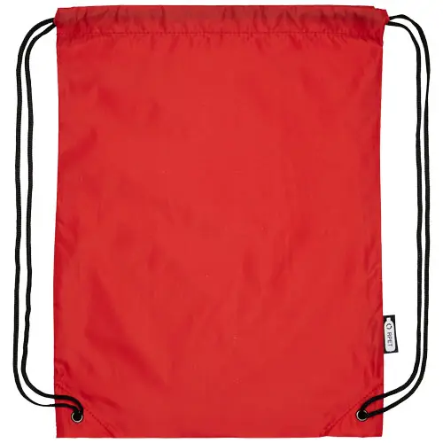 Sacca in RPET in diverse colorazione con chiusura a coulisse da 190T 33x44cm