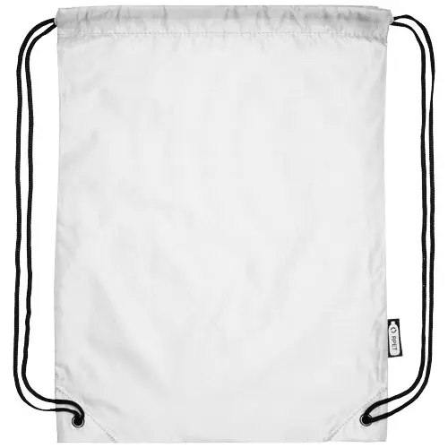 Sacca in RPET in diverse colorazione con chiusura a coulisse da 190T 33x44cm