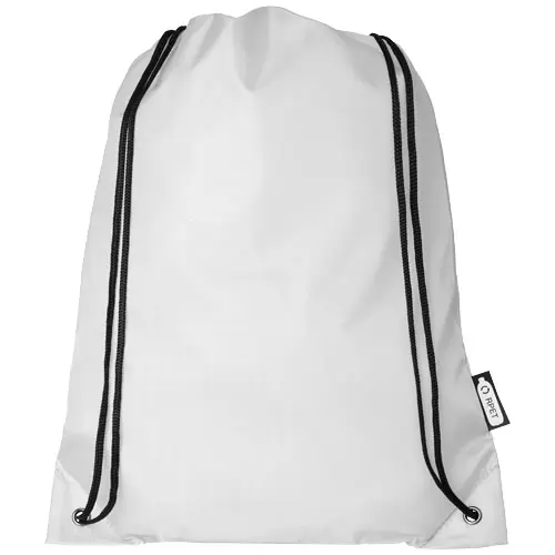 Sacca in RPET in diverse colorazione con chiusura a coulisse da 190T 33x44cm