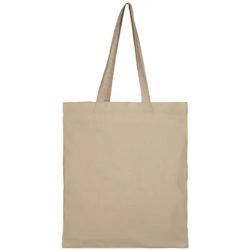 Shopper in cotone riciclato in diverse colorazioni con manici lunghi da 210gr 38x42cm