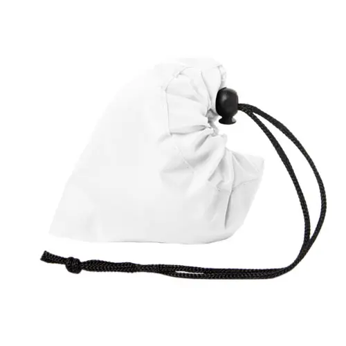 Shopper pieghevole in RPET con manici lunghi e chiusura a coulisse in diverse colorazioni 38x40cm