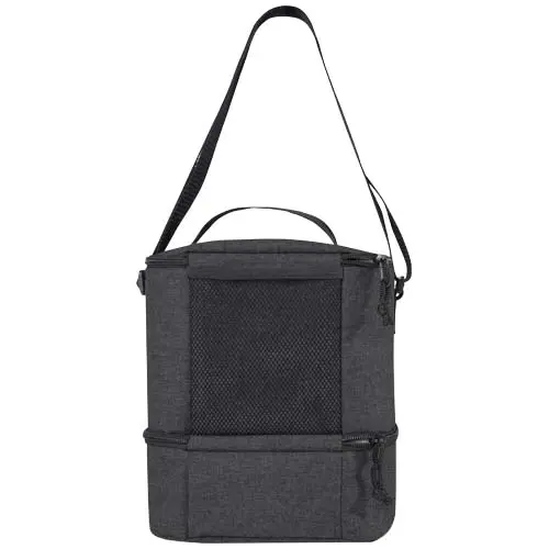 Borsa termica portapranzo a doppio scomparto in RPET da 7L per 9 lattine 21.5x17.5x25.5cm