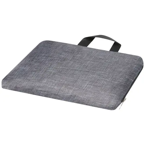 Sacca pieghevole in RPET da 7L con chiusura a coulisse e zip da 210D 37x44cm