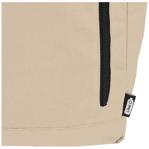 Zaino porta pc roll-top da 15.6" in poliestere riciclato certificato con schienale e spallacci imbottiti