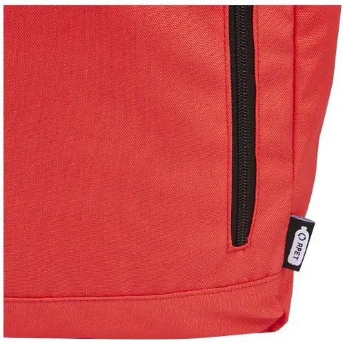 Zaino porta pc roll-top da 15.6" in poliestere riciclato certificato con schienale e spallacci imbottiti