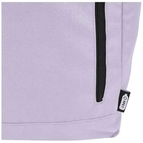 Zaino porta pc roll-top da 15.6" in poliestere riciclato certificato con schienale e spallacci imbottiti