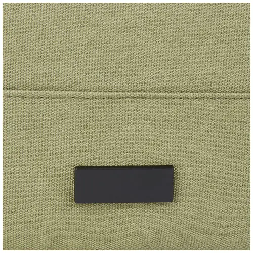 Zaino porta pc multitasca roll-top da 15" in cotone riciclato certificato con manici in tessuto rinforzato