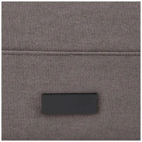 Zaino porta pc multitasca roll-top da 15" in cotone riciclato certificato con manici in tessuto rinforzato