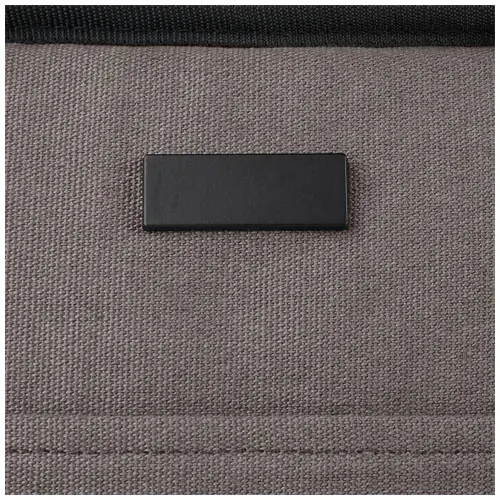 Borsa termica in tela riciclata certificata da 6L per 9 lattine 29x15x25cm