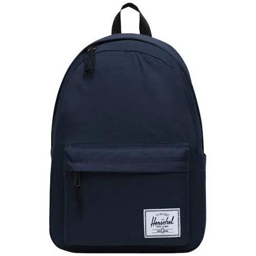 Zaino porta pc da 16" a marchio Herschel Classic in tessuto sostenibile con ampia tasca frontale e separata per le borracce