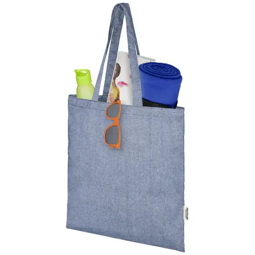 Shopper in cotone e poliestere riciclati con sistema di tracciamento Aware da 150gr 38x42cm