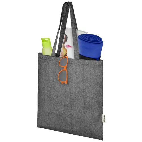 Shopper in cotone e poliestere riciclati con sistema di tracciamento Aware da 150gr 38x42cm