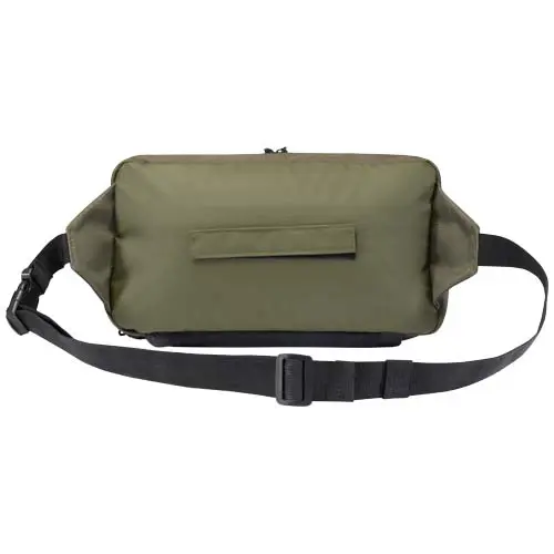 Borsa modulare monospalla in materiale riciclato certificato GRS completa di custodia impermeabile staccabile