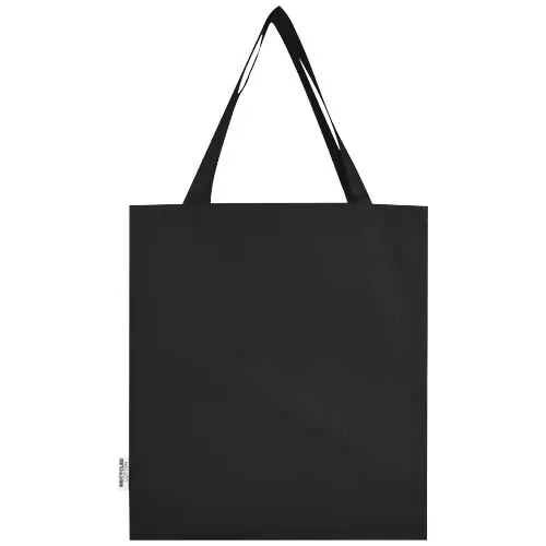 Shopper a soffietto in cotone riciclato certificato GRS da 140 gr 38x8,5x14cm