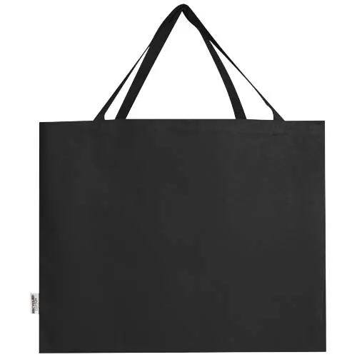 Shopper grande in cotone riciclato certificato GRS da 220gr 57x16.5x42cm