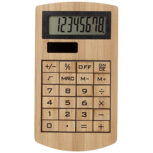 Calcolatrice a 8 cifre ad energia solare in bambù - GZ2204126633