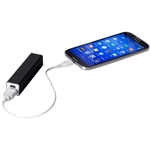 Power bank portatile in alluminio disponibile in varie colorazioni da 2200mAh