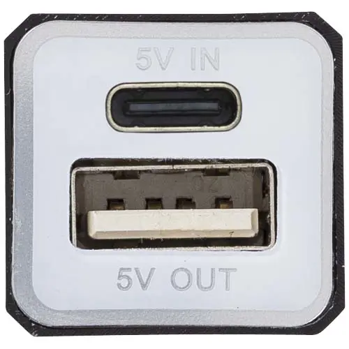 Power bank portatile in alluminio disponibile in varie colorazioni da 2200mAh